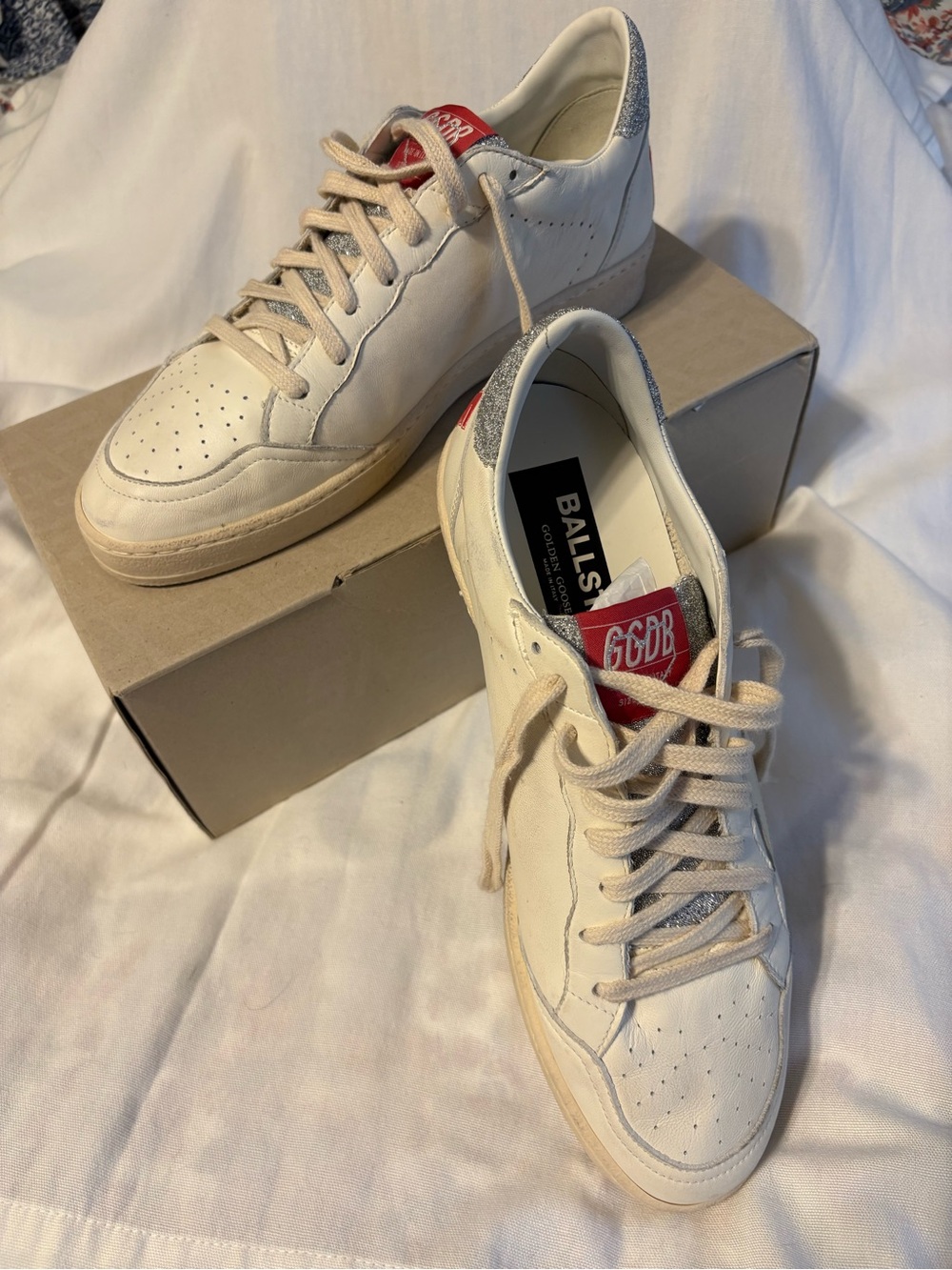 Golden Goose LTD Edition I LOVE YOU Ballstar with Swarovski tongue and heel